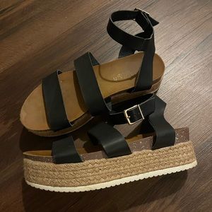 Gently worn espadrilles